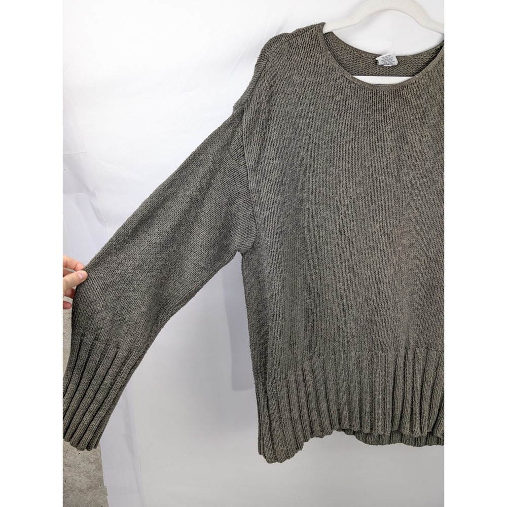 Vintage CP Shades Oversized Sweater Size L Green Sustainable Classic Comfort - Picture 3 of 8